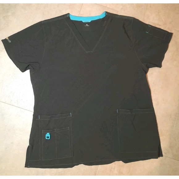 Carhartt Scrub Top Size XL Multi Pockets Pre-owned - Picture 2 of 8